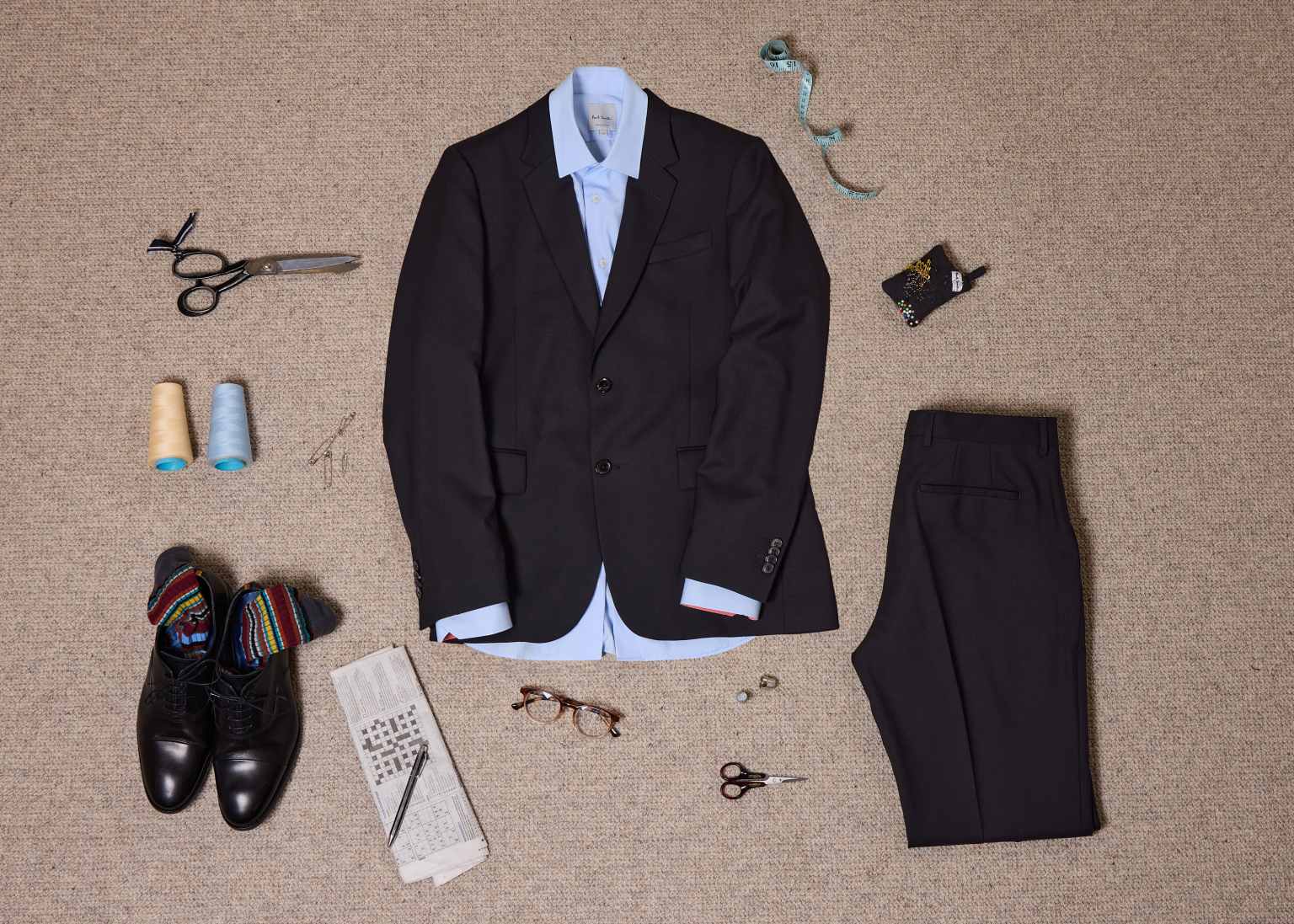 The Soho - Black Wool 'A Suit To Travel In'